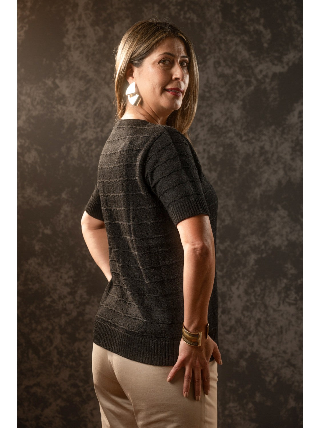 Blusa Tejida para Mujer. Juanita Negro