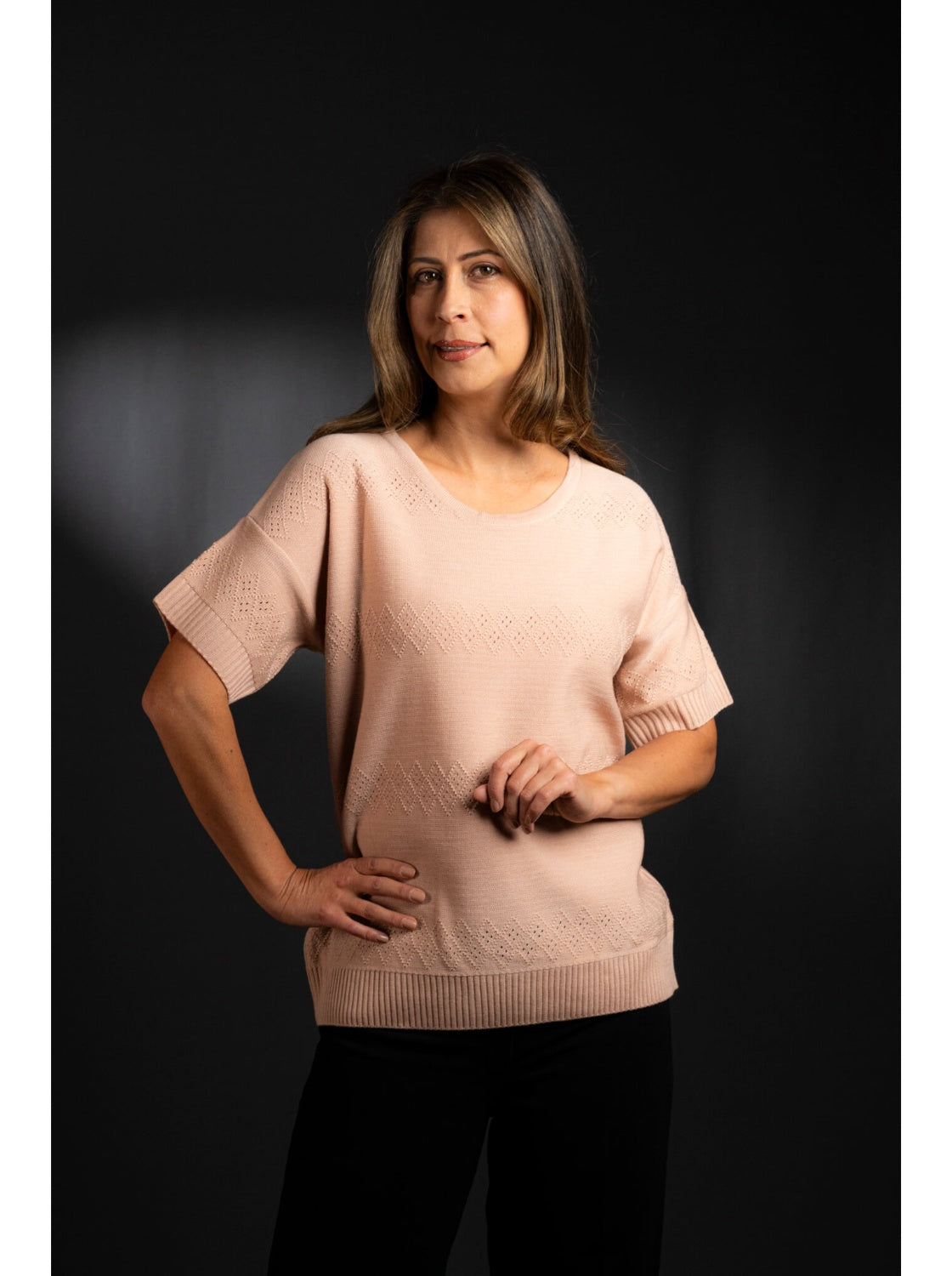 Blusa tejida para mujer. Rosalia Curuba