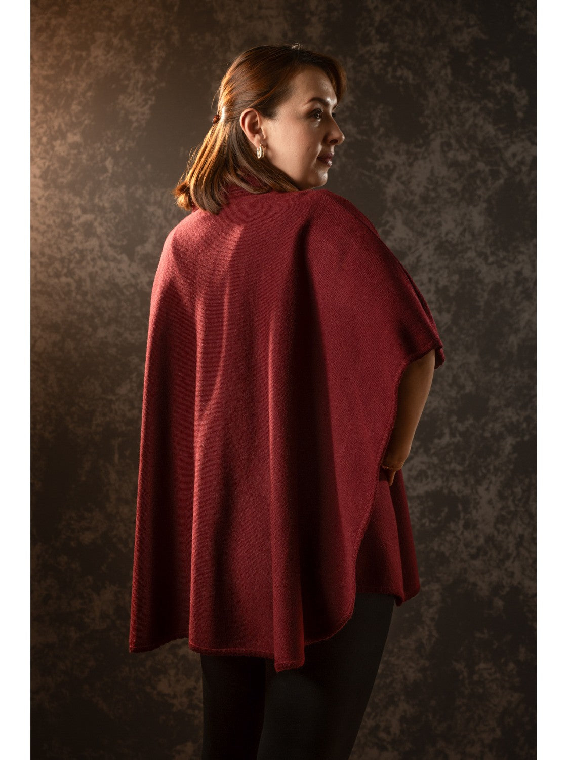 Ruana elegante para dama - Rosita Vinotinto