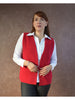 Chaleco para Mujer Tejido. Carmelita Rojo