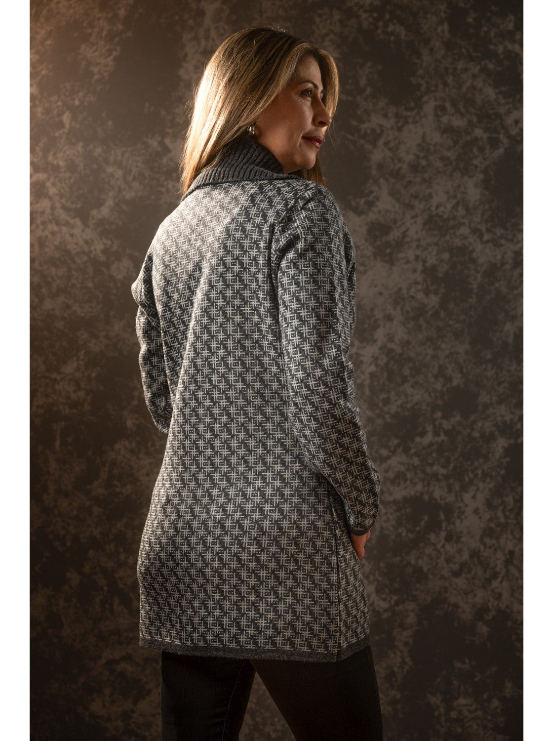 Gaban tejido para Mujer, Kendal Gris