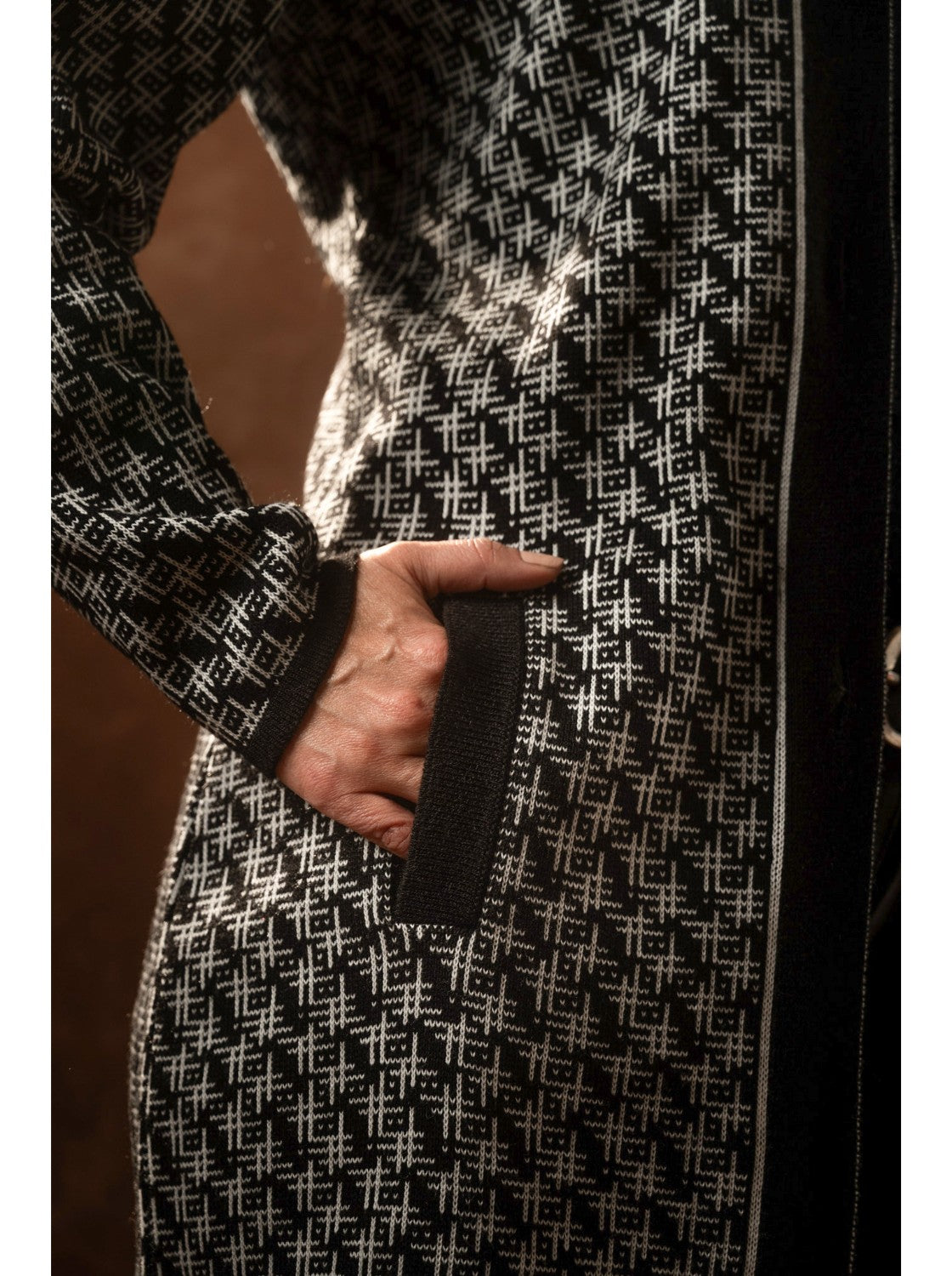 Gaban tejido para Mujer, Kendal Negro