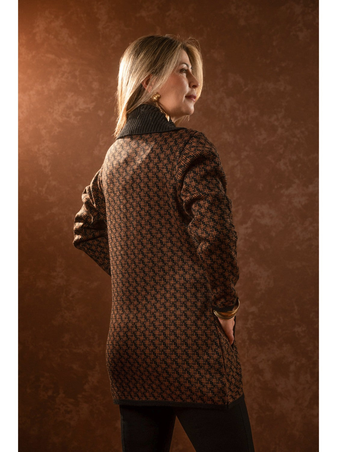 Gaban tejido para Mujer, Kendal Terracota