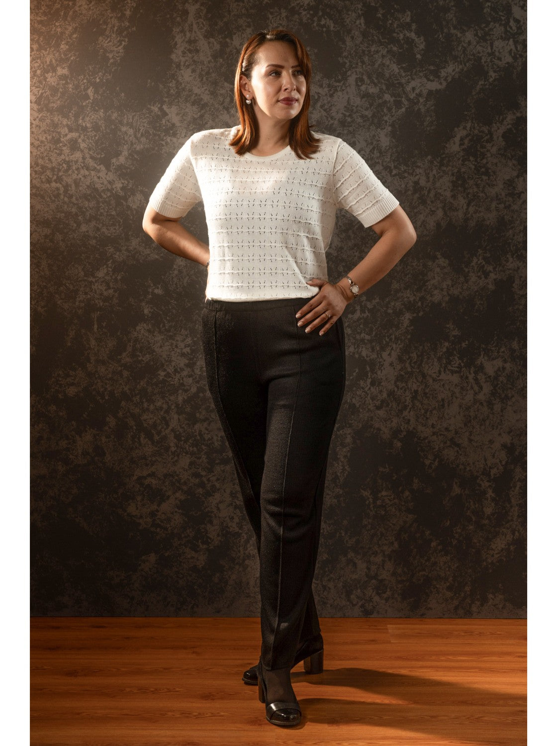 Pantalon Tejido para mujer Negro. Casadiego