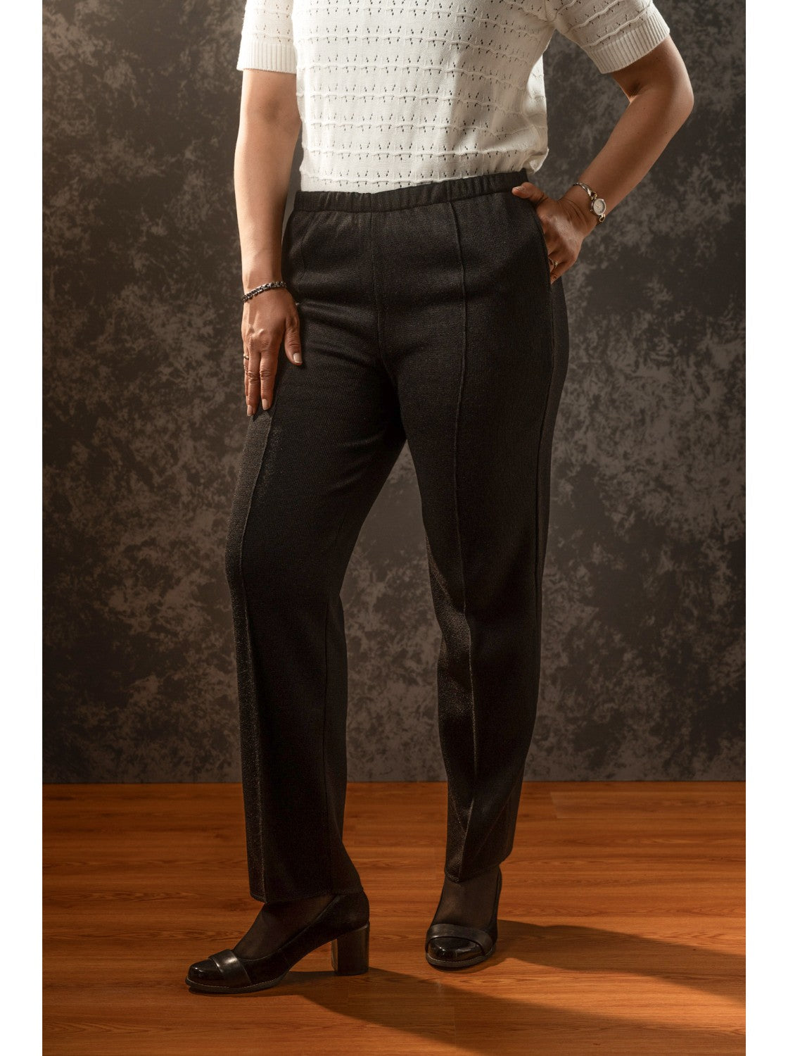 Pantalon Tejido para mujer Negro. Casadiego