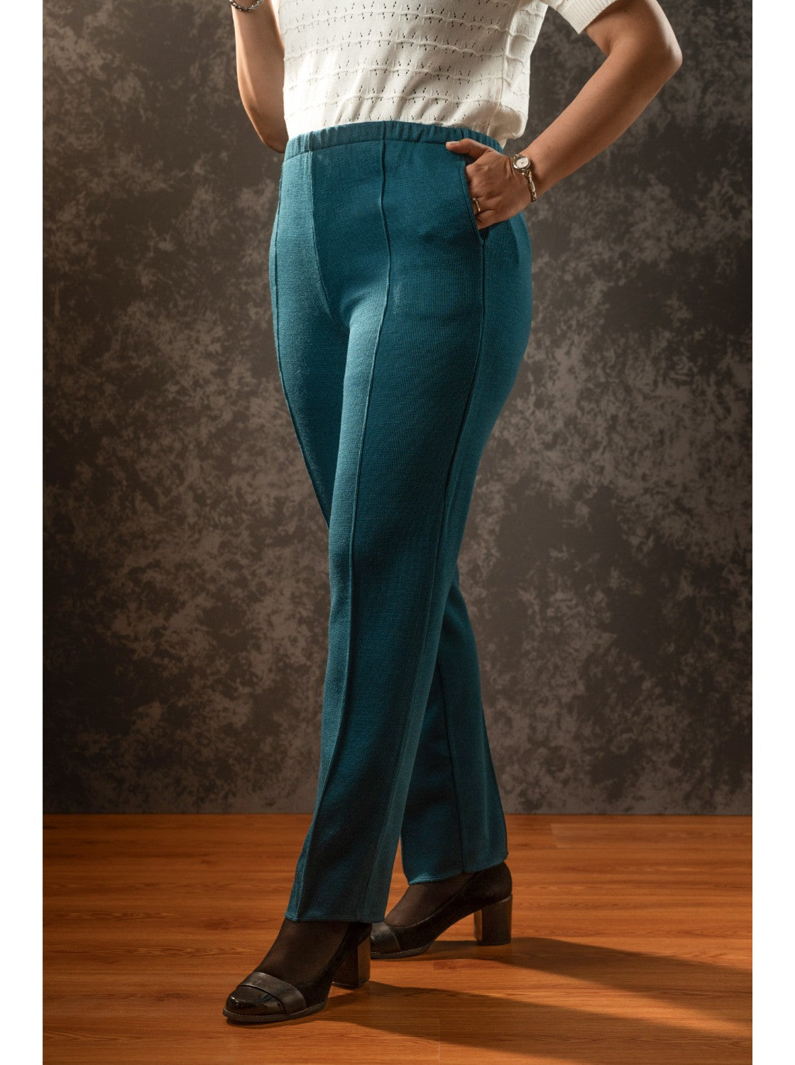 Pantalon para mujer Petróleo. Casadiego