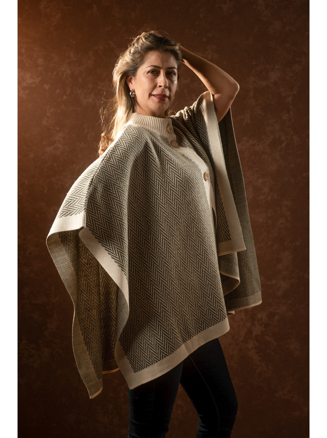 Ruana abierta para mujer. Mara Habano