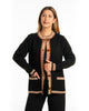 Saco de lana para mujer. Grecia Negro