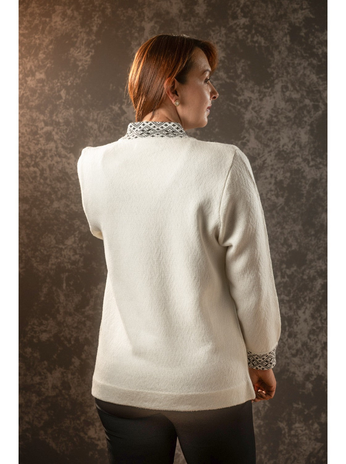 Beatriz, Sacon elegante para mujer. Hueso