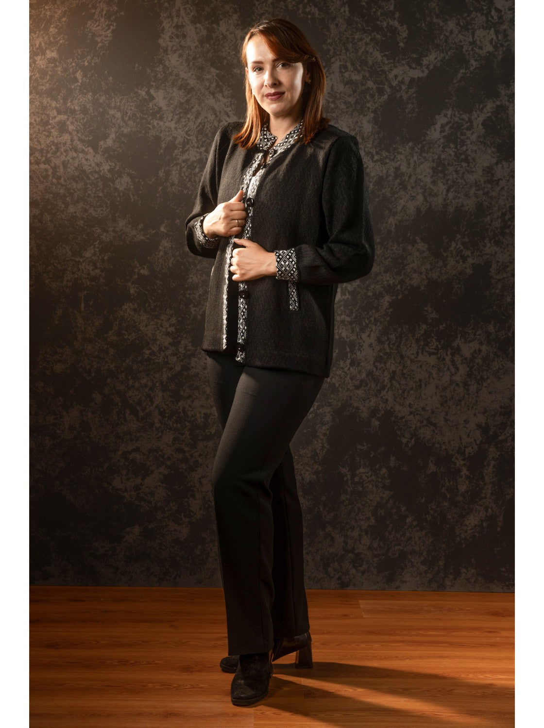 Beatriz, Sacon elegante para mujer. Negro