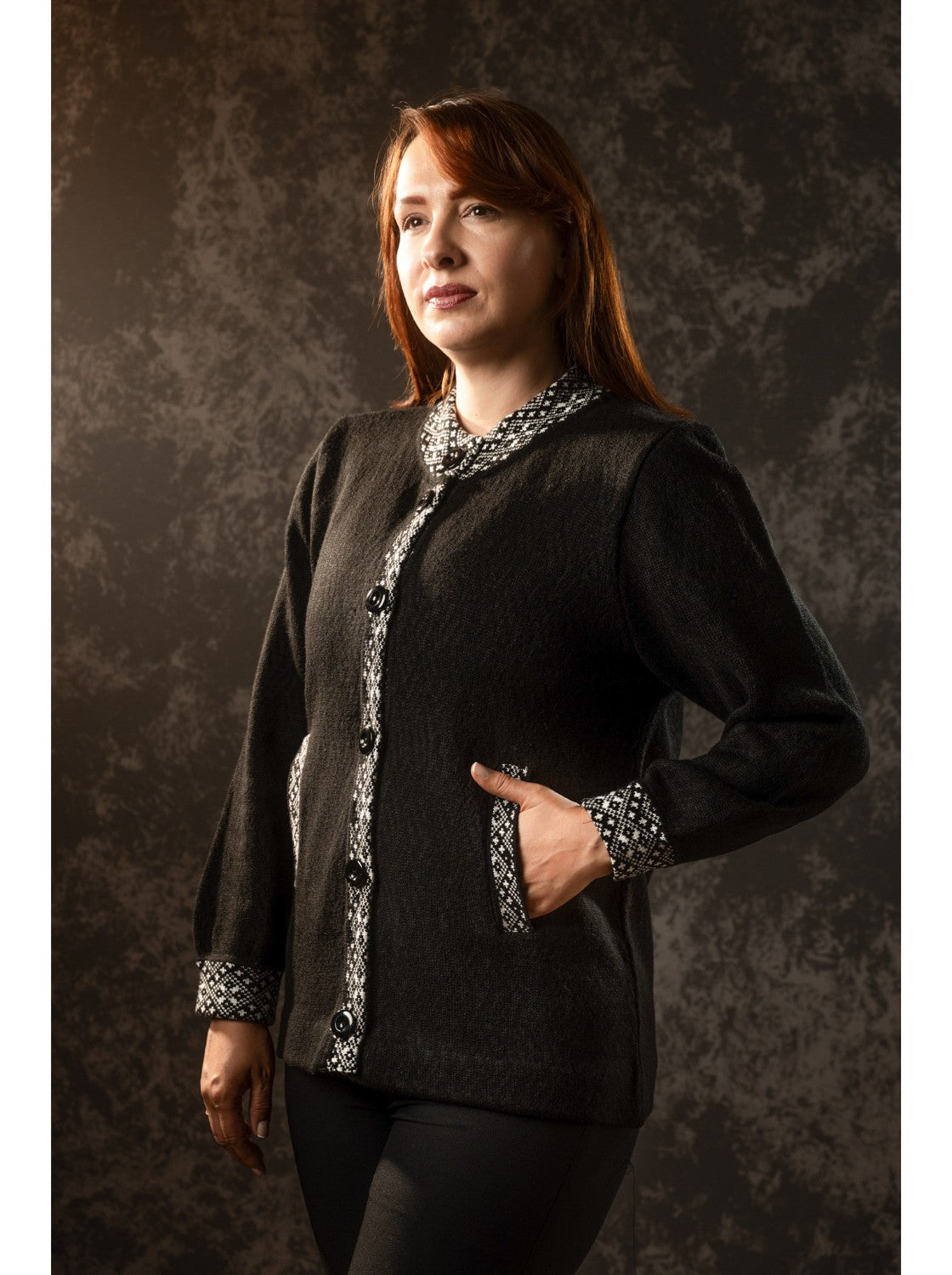 Beatriz, Sacon elegante para mujer. Negro