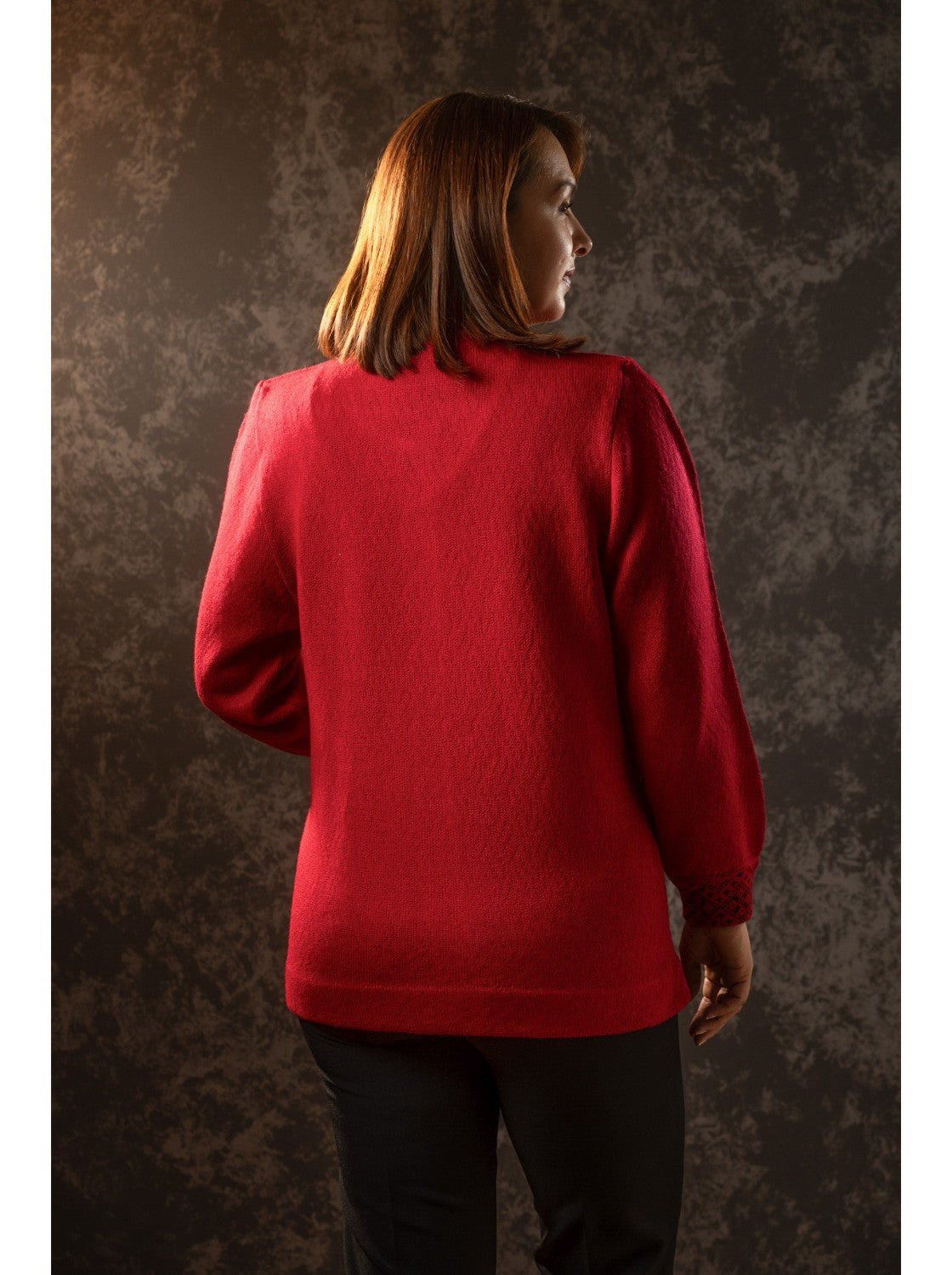 Beatriz, Sacon elegante para mujer. Rojo