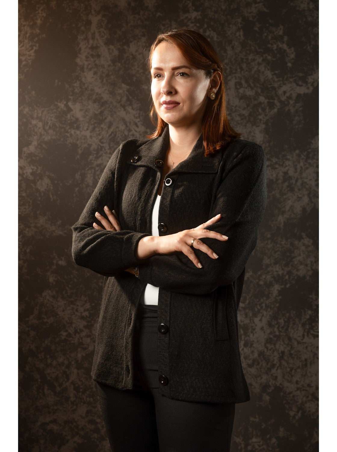 Sacon Cuello de Voltear - Sueter Elegante para Mujer. Negro