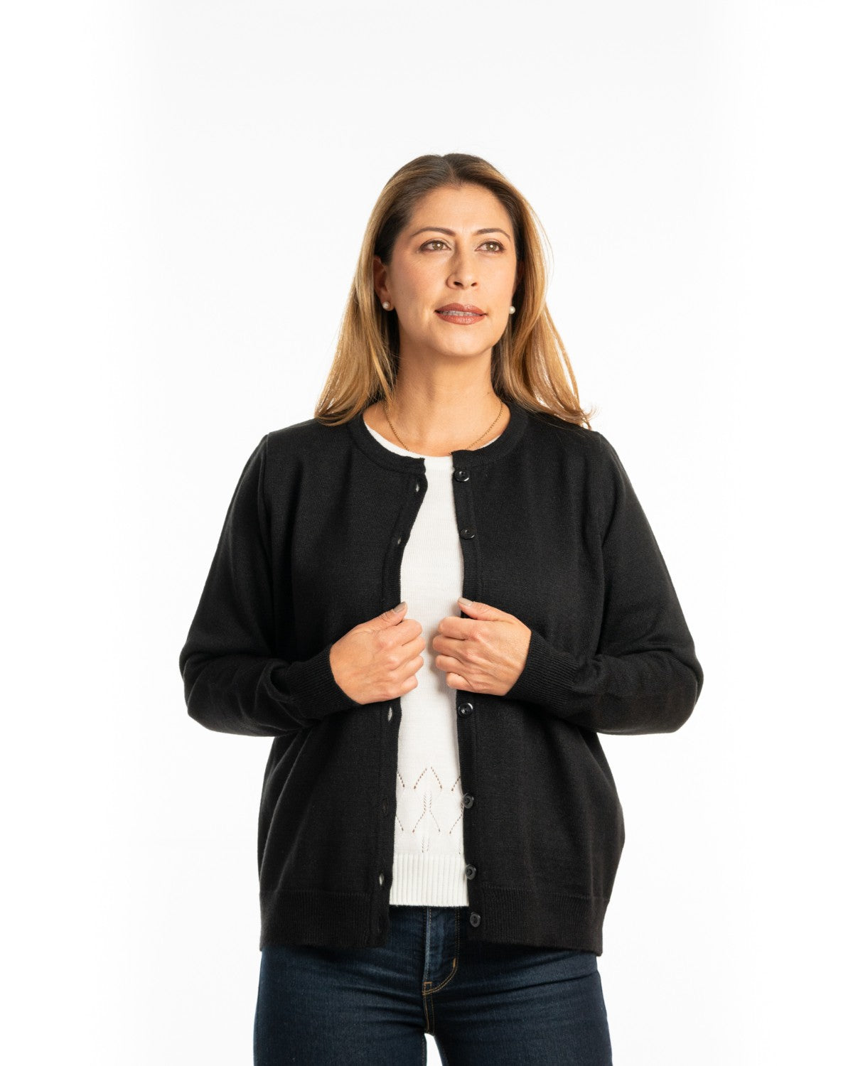 Sueter casual para  mujer. Dulce Negro